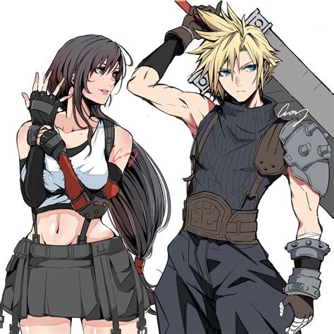 cloud ff7 porn|Slutty Tifa and Cloud fucking hard &animated&